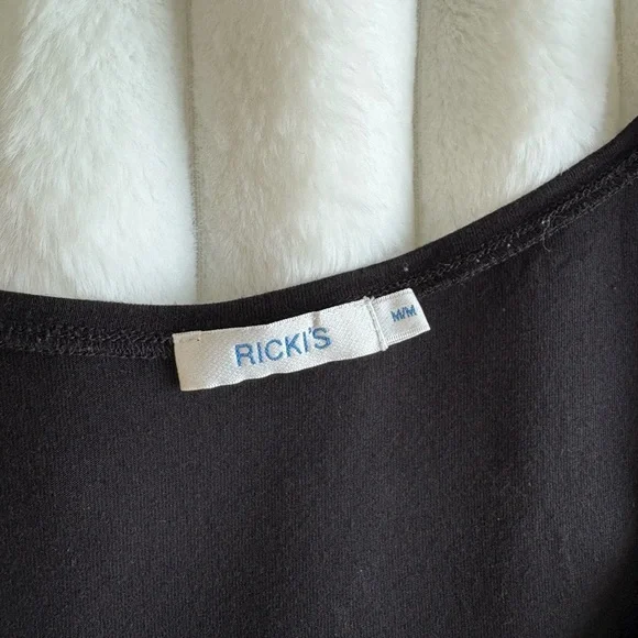 Casual Black Long Sleeve Top Size M - Picture 7 of 8